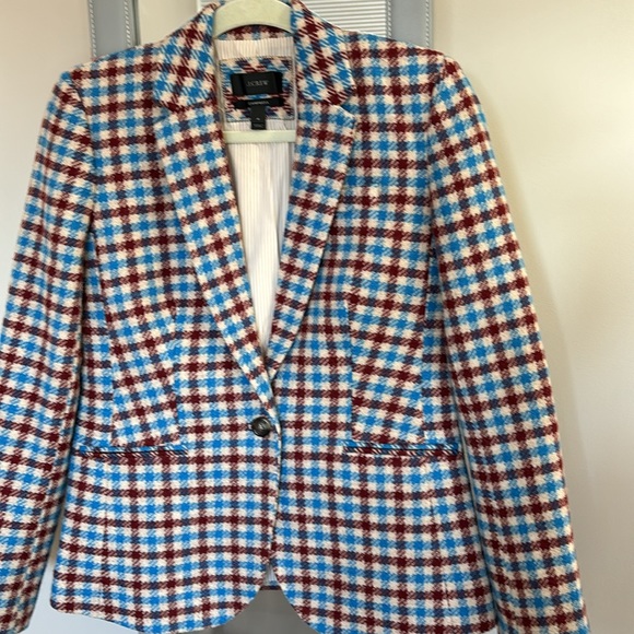 J. Crew wool blazer/ plaid  size 4 ** sold out** - Picture 11 of 16